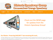 Tablet Screenshot of historicspeedwaygroup.org